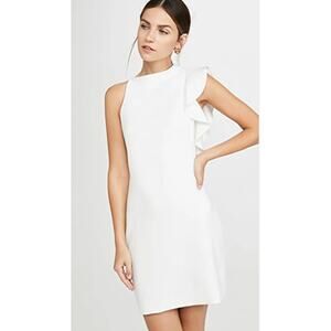 Calvin Klein Ruffled Sheath Dress (Size 2)